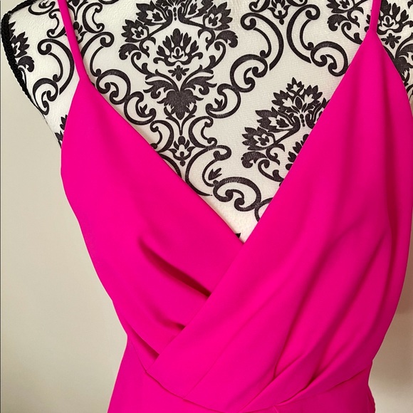 Hot pink peplum top - Picture 3 of 3